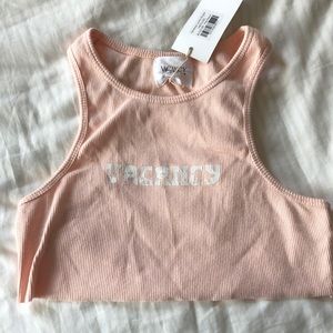 Vacancy Cropped Tank Top
